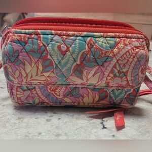 Vera Bradley Paisley In Paradise. Crossbody Wallet